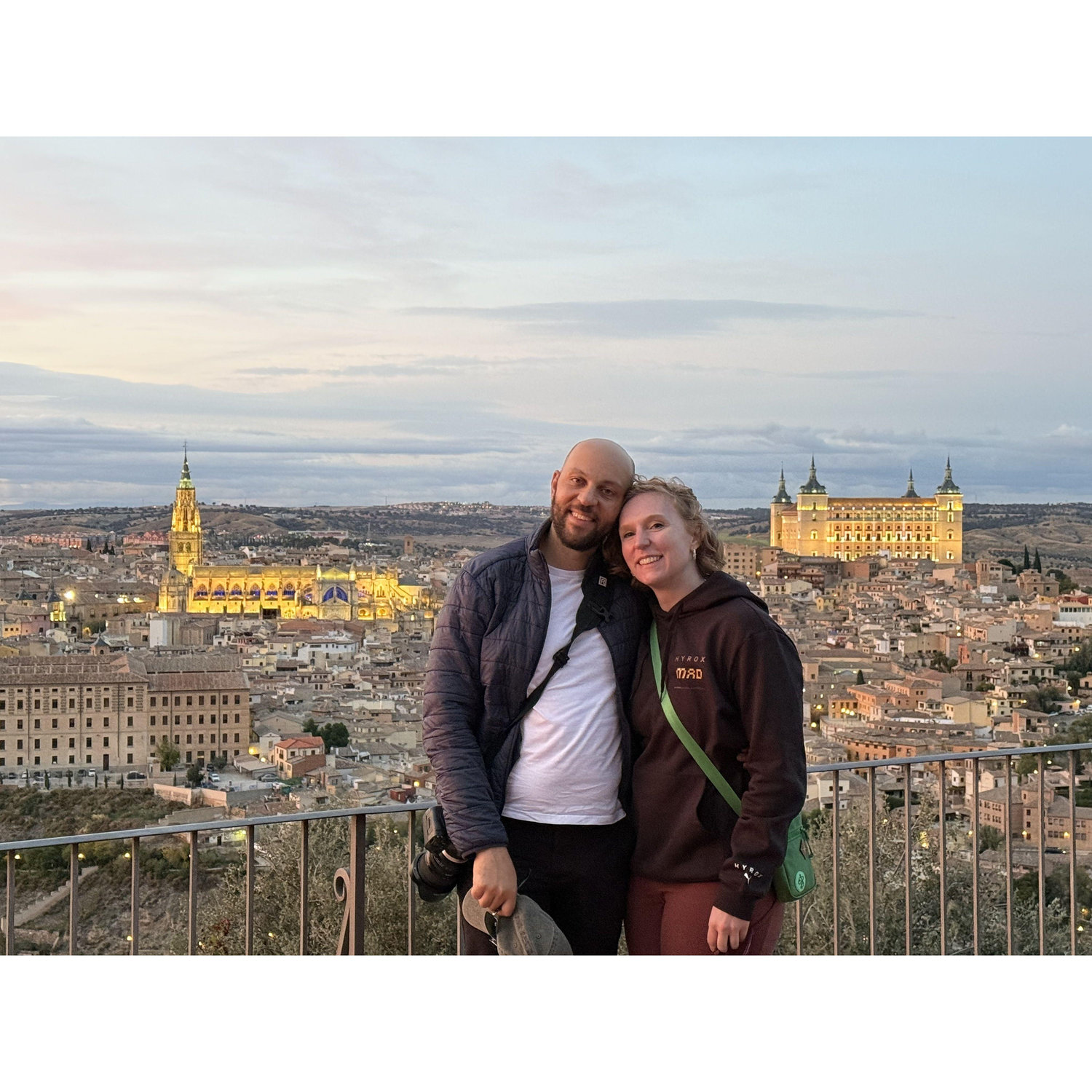 The spot we got engaged! Toledo Spain