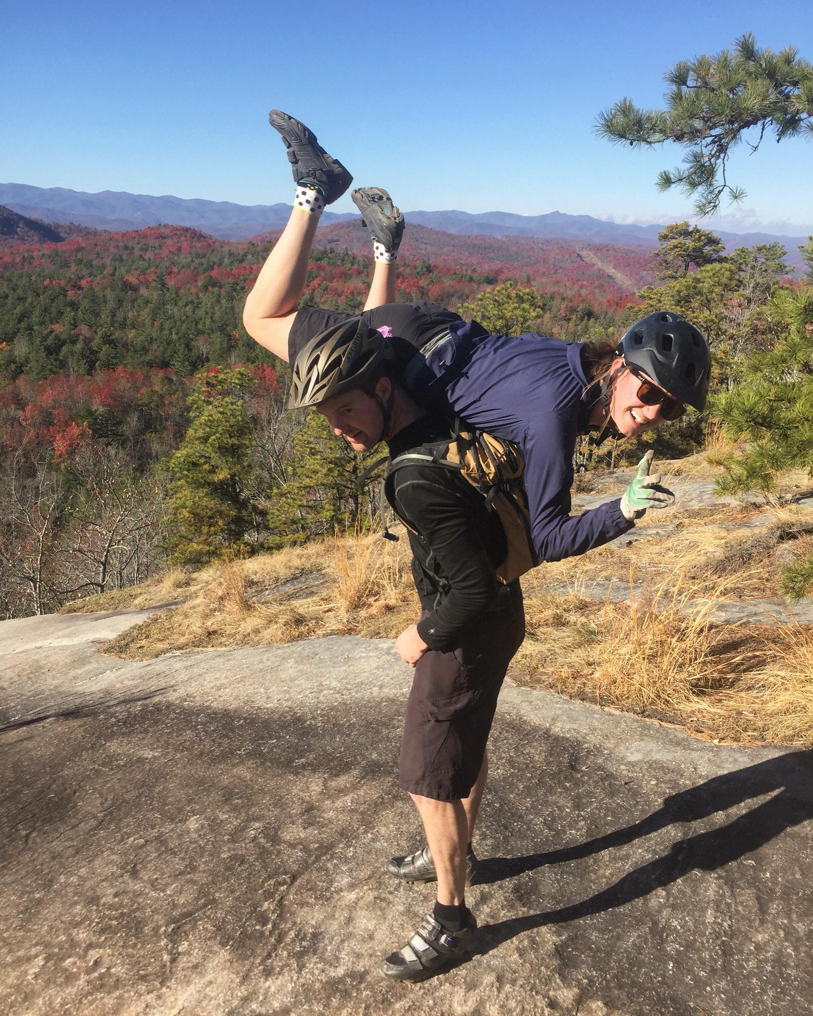 Monica’s first visit to Asheville. November 2017