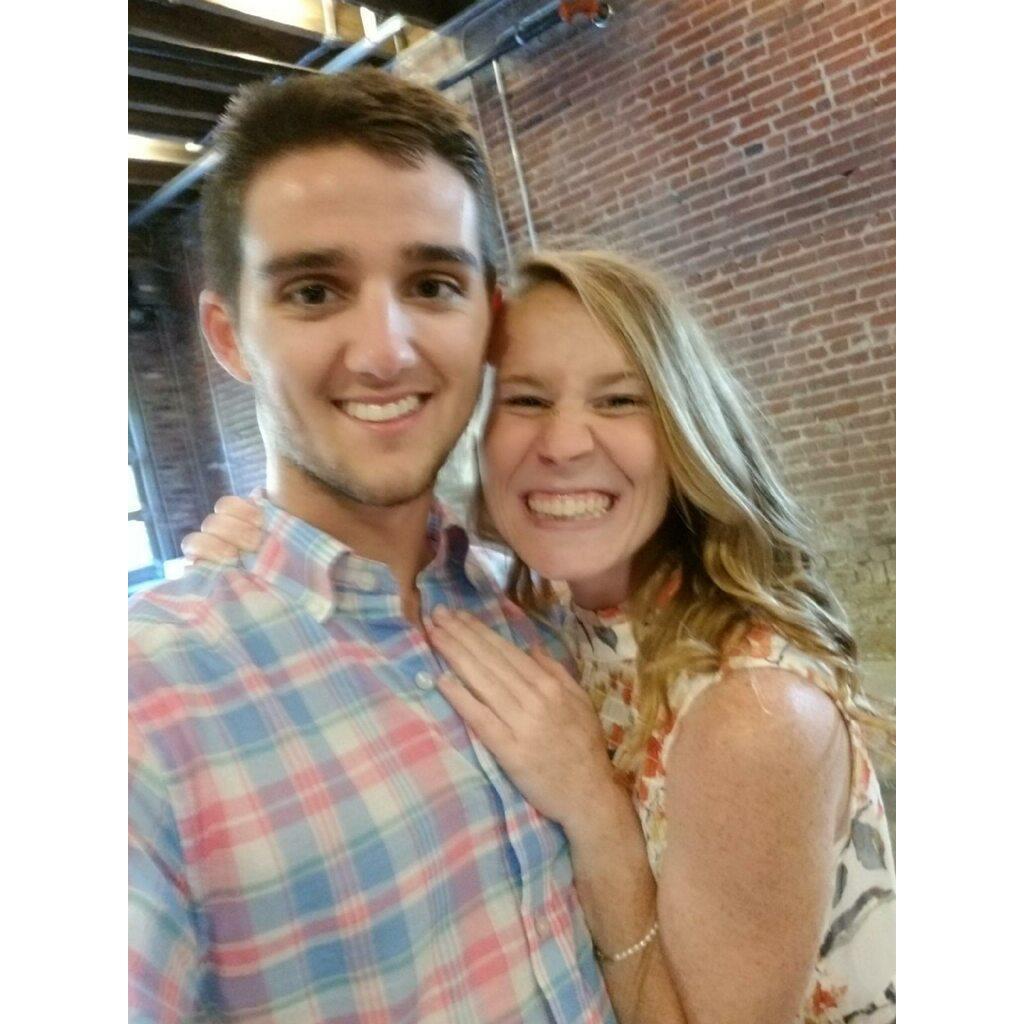 Our first wedding together!