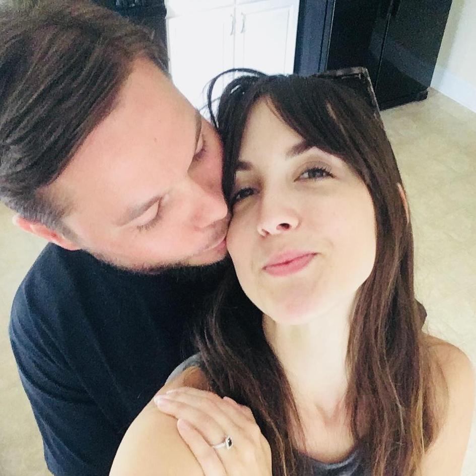 A quick selfie after John proposed! June 26, 2018. The day before my birthday!