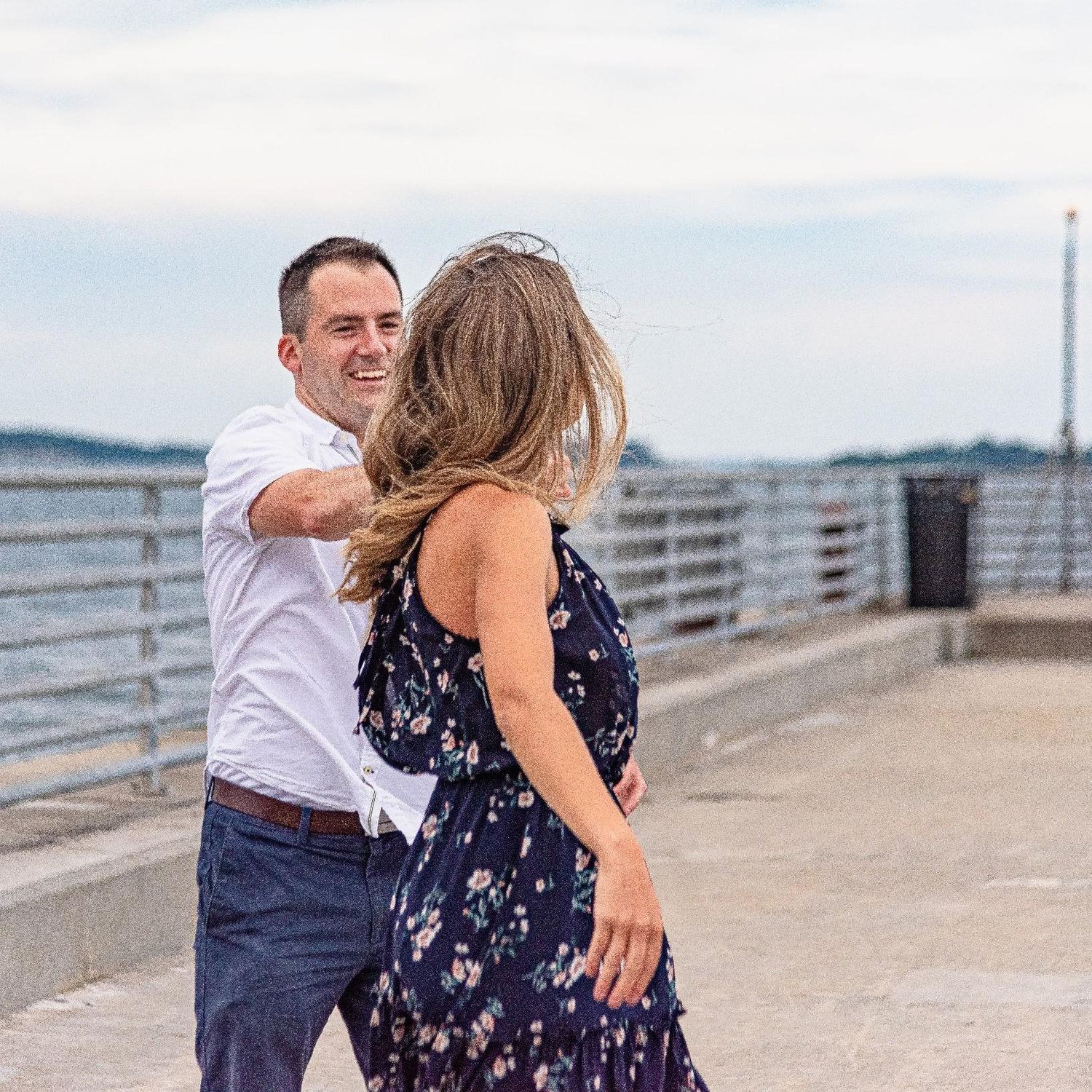Our professional photo shoot at Nut Island, the site of our engagement.