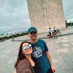 Sara's first time exploring the U.S. capital