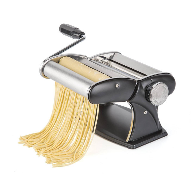 PL8 Professional Pasta Machine: Stainless Steel Manual Pasta Maker, Roller for Linguine, Fettuccine, Lasagna Noodles