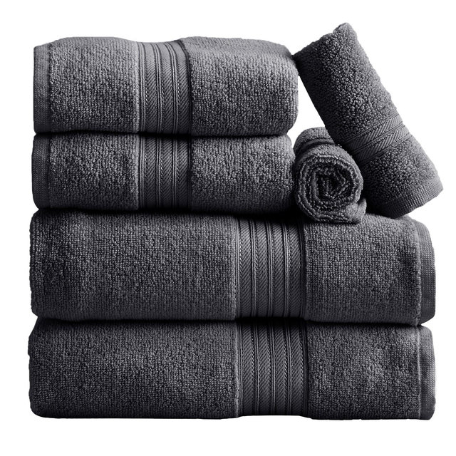 Great Bay Home Quick Dry Cotton Towel Set