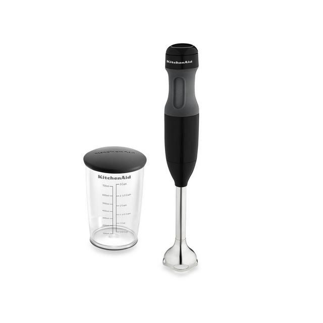 KitchenAid® 2-Speed Hand Blender with 3-Cup Jar and Lid in Onyx Black