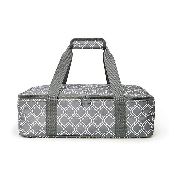 Insulated Casserole Carry Bag - Decker Casserole Carrier Tote Food Bag Potluck Parties,Picnic,Cookouts,Traveling,Beach