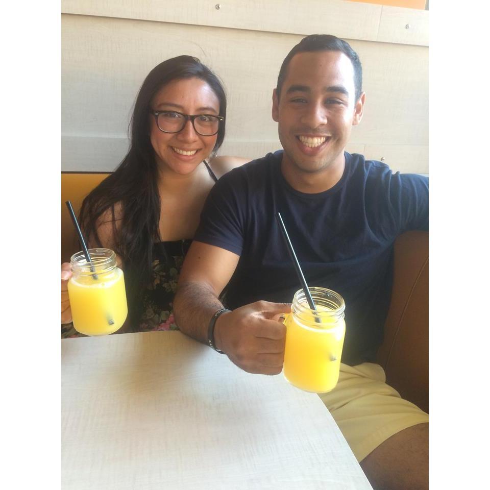 One of our first times celebrating Karina's dads birthday with Brunch in Hollywood.