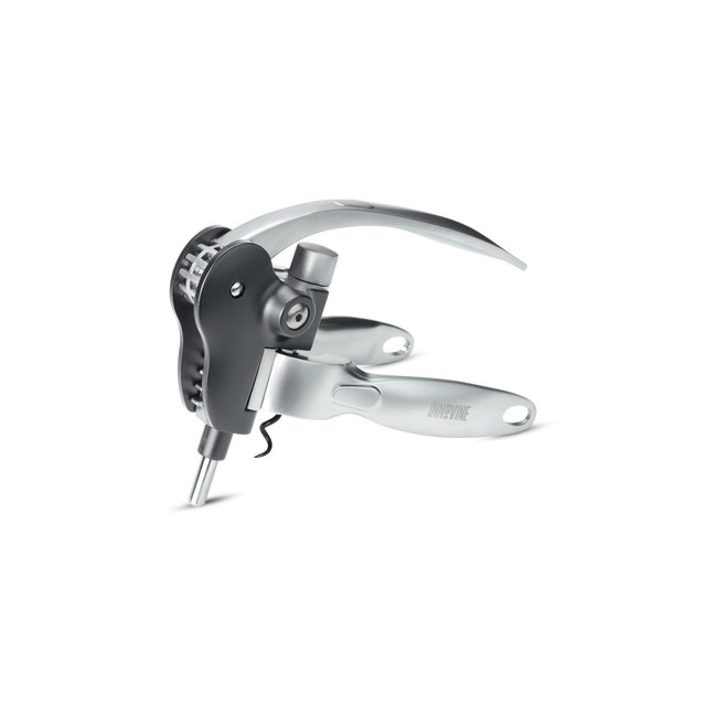 Innovine Horizontal Lever Corkscrew, Durable Die-Cast Zinc Construction Wine Opener with Non-Stick Spiral Worm, Perfect for Home Bar, Set of 1