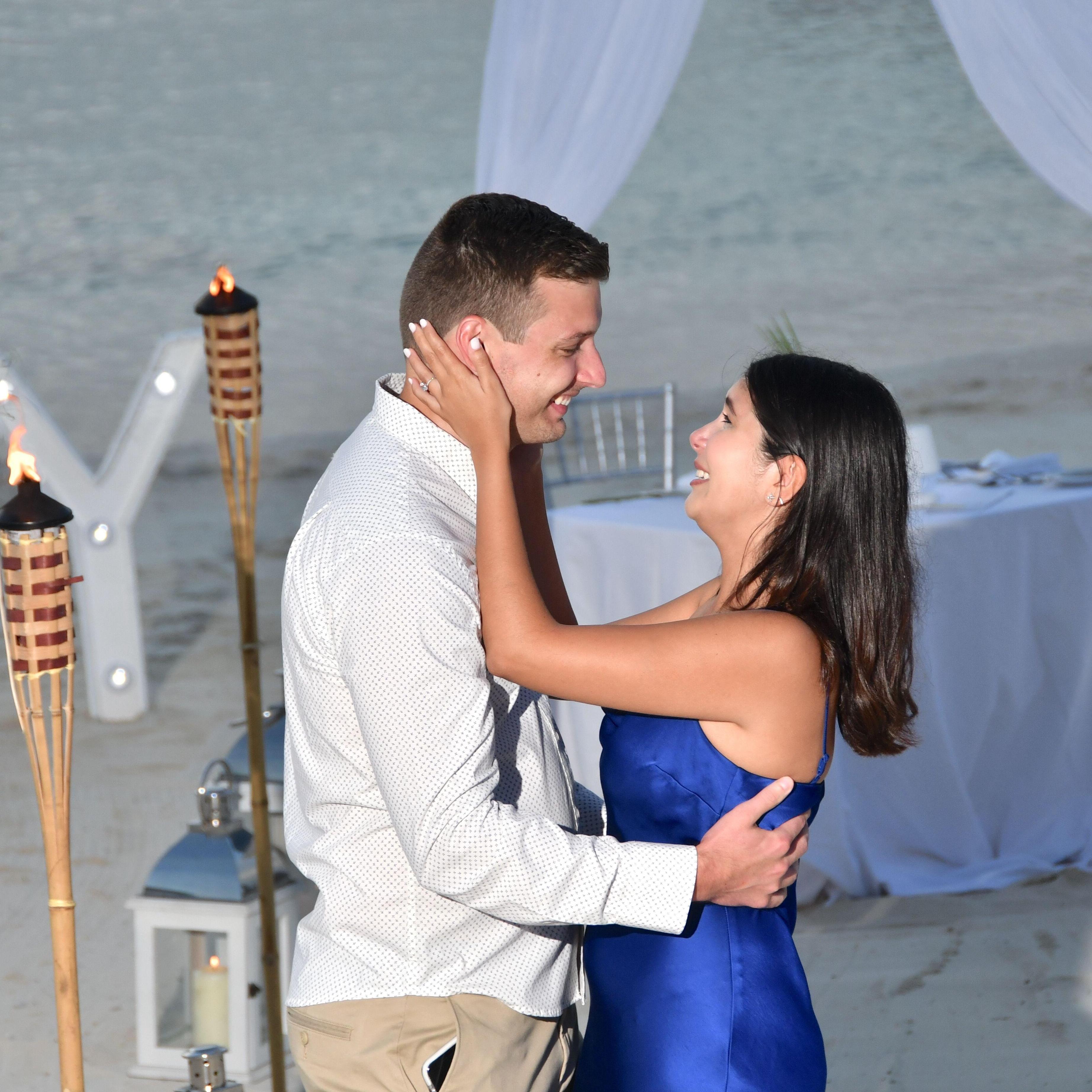 Our engagement in Bahamas :')