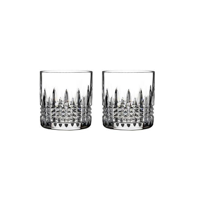 Connoisseur Lismore 7 Oz Diamond Straight Sided Tumbler, Set of 2