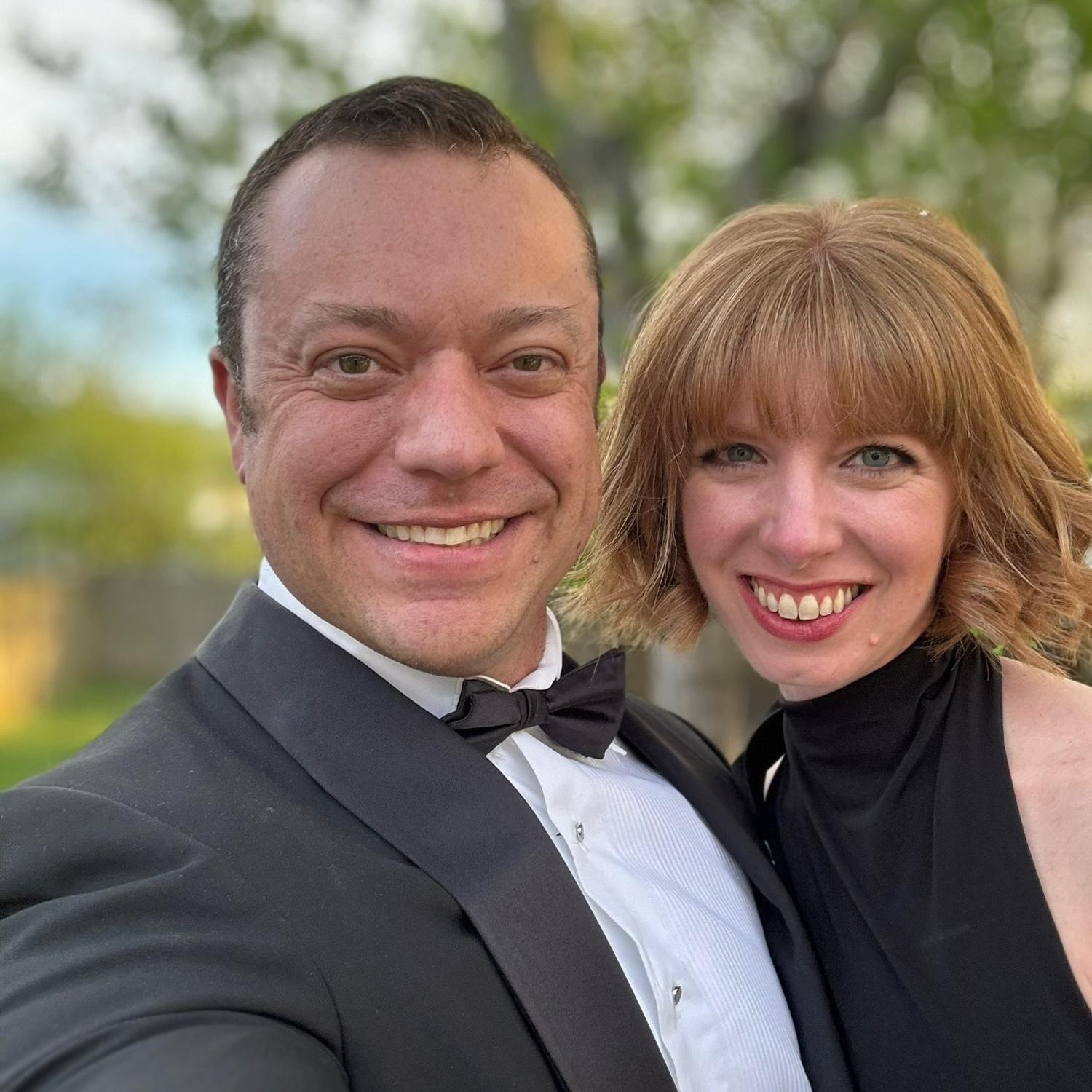 Our first gala. We clean up well!
