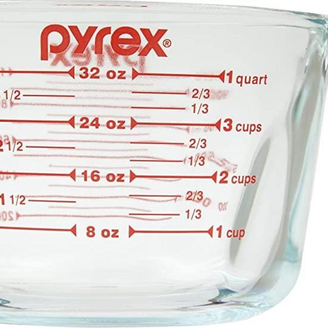 Pyrex 6001076 32 Oz Pyrex Glass Measuring Cup
