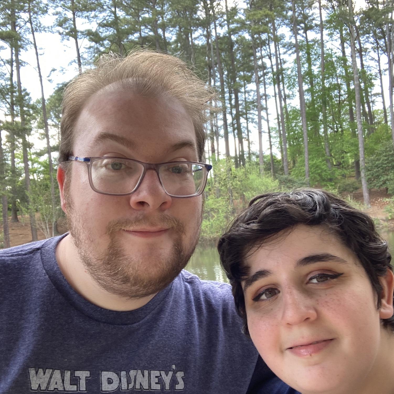 During a forest fest in Clemson
