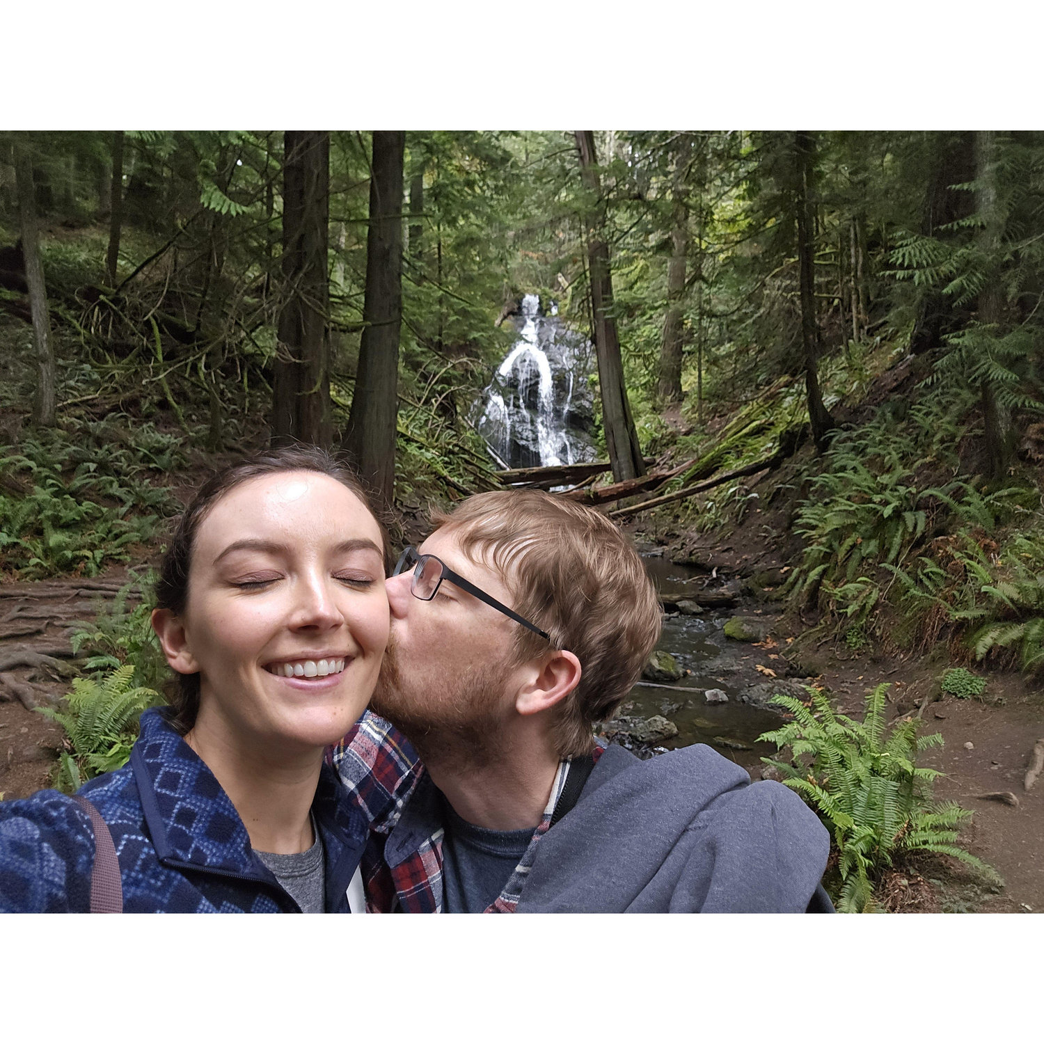 Waterfalls on Orcas Island, Washington.