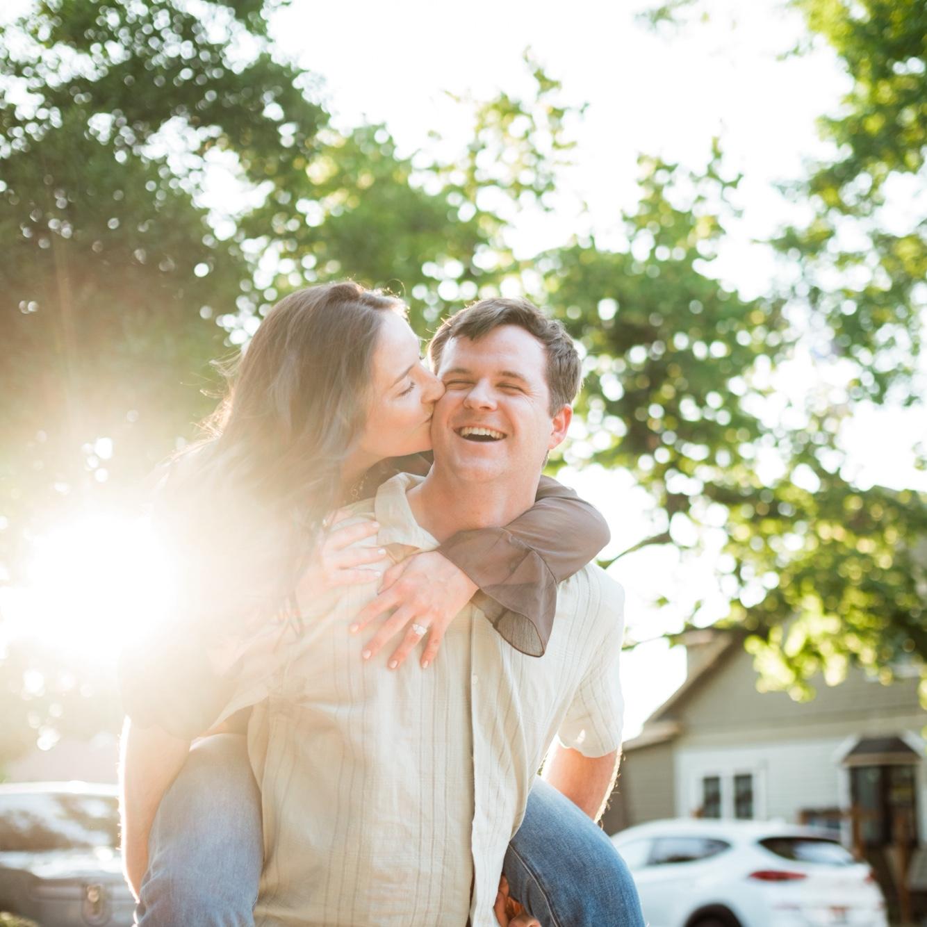 Taking our engagement pictures was a new favorite core memory for us that we will remember forever!
