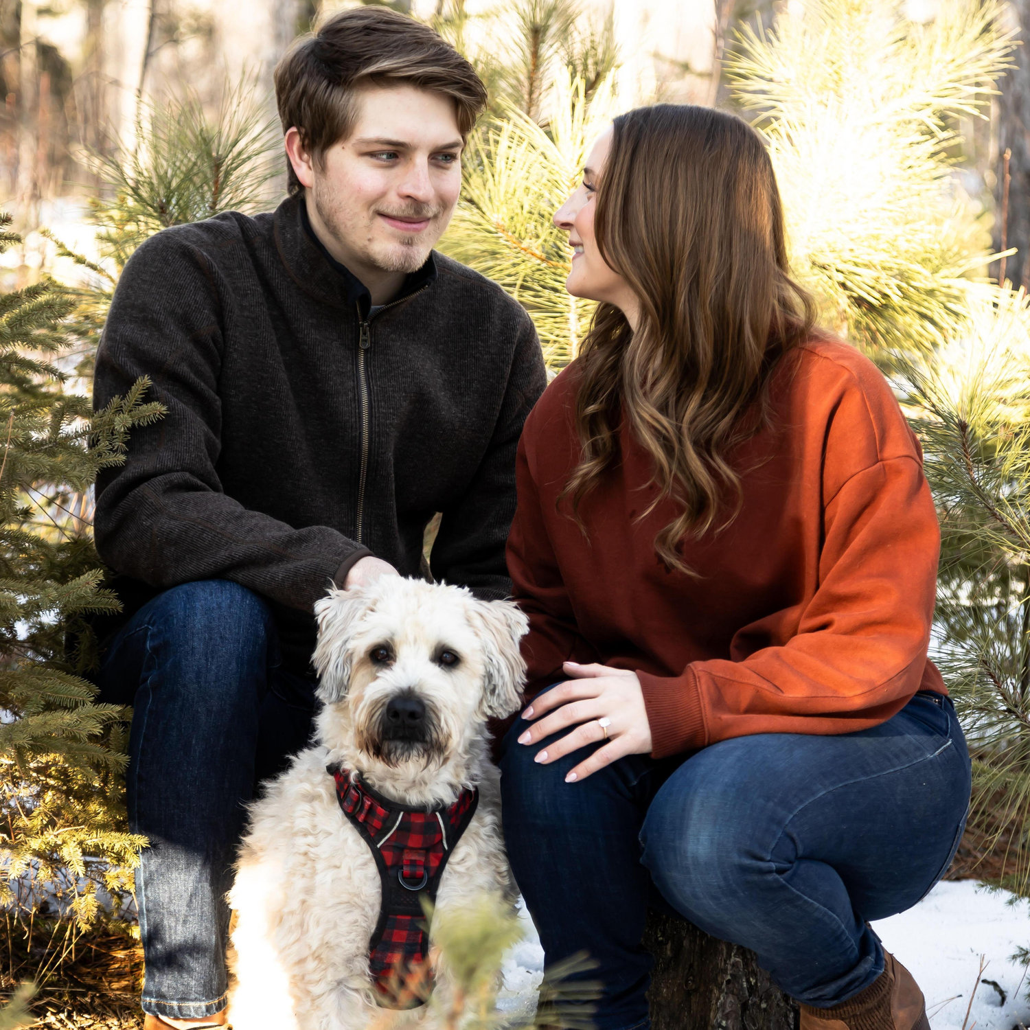 Beautiful photo shoot with Izaak's brother in the location Izaak proposed!