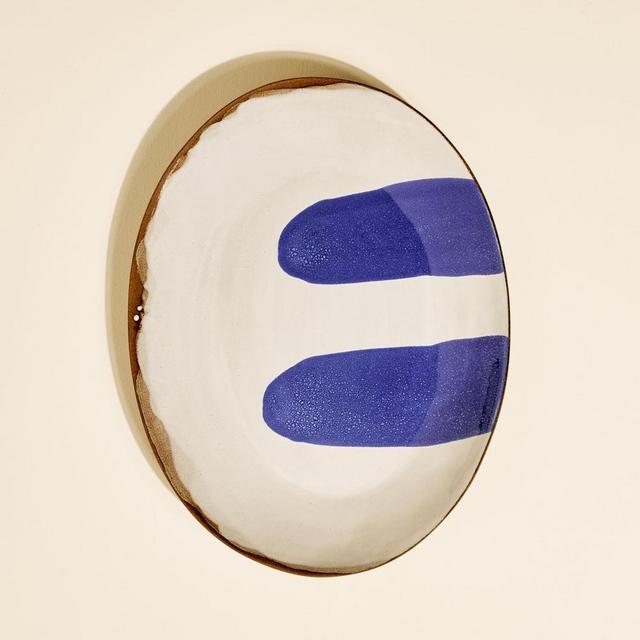 Large Oval Serving Bowl - Cobalt