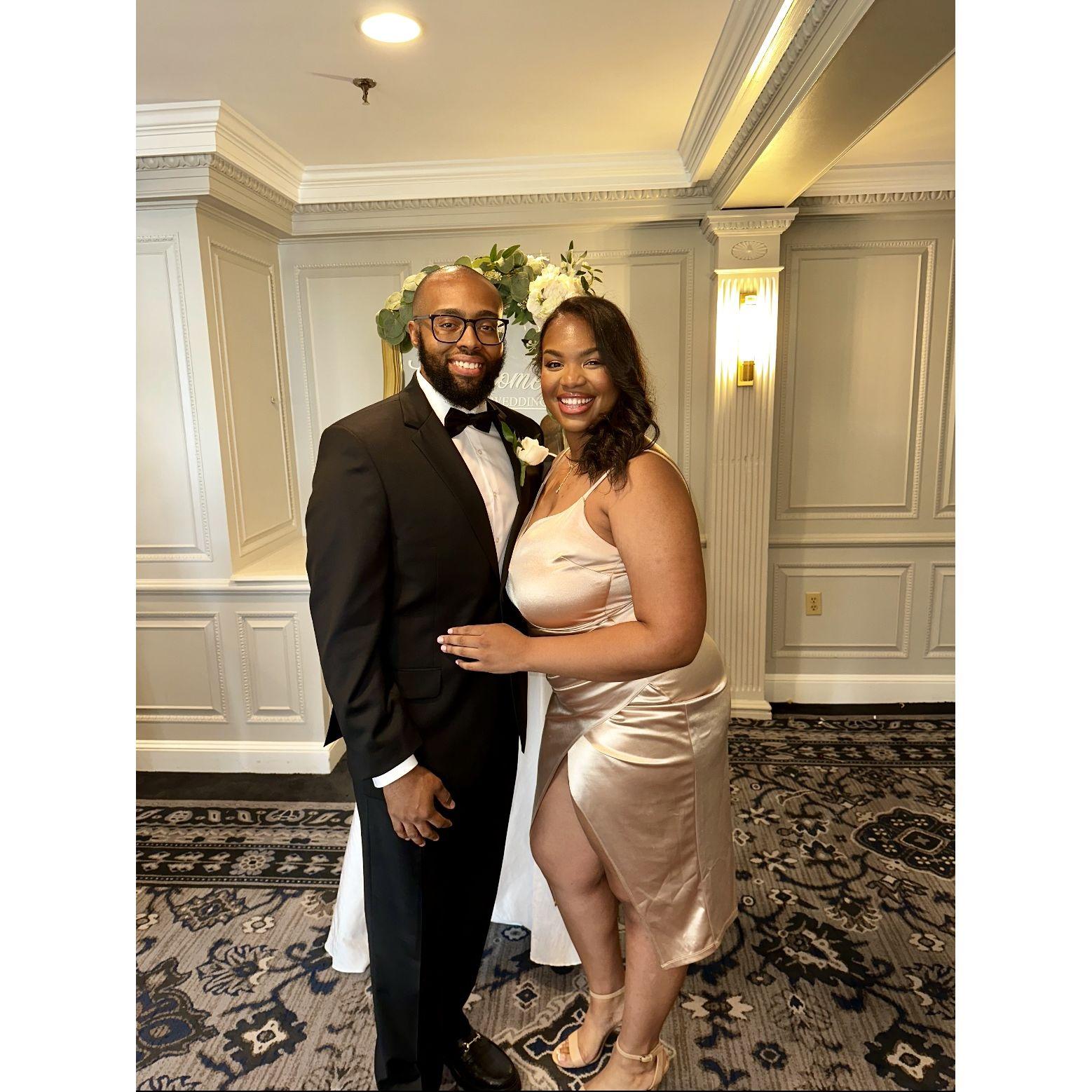 Attended our first wedding together.