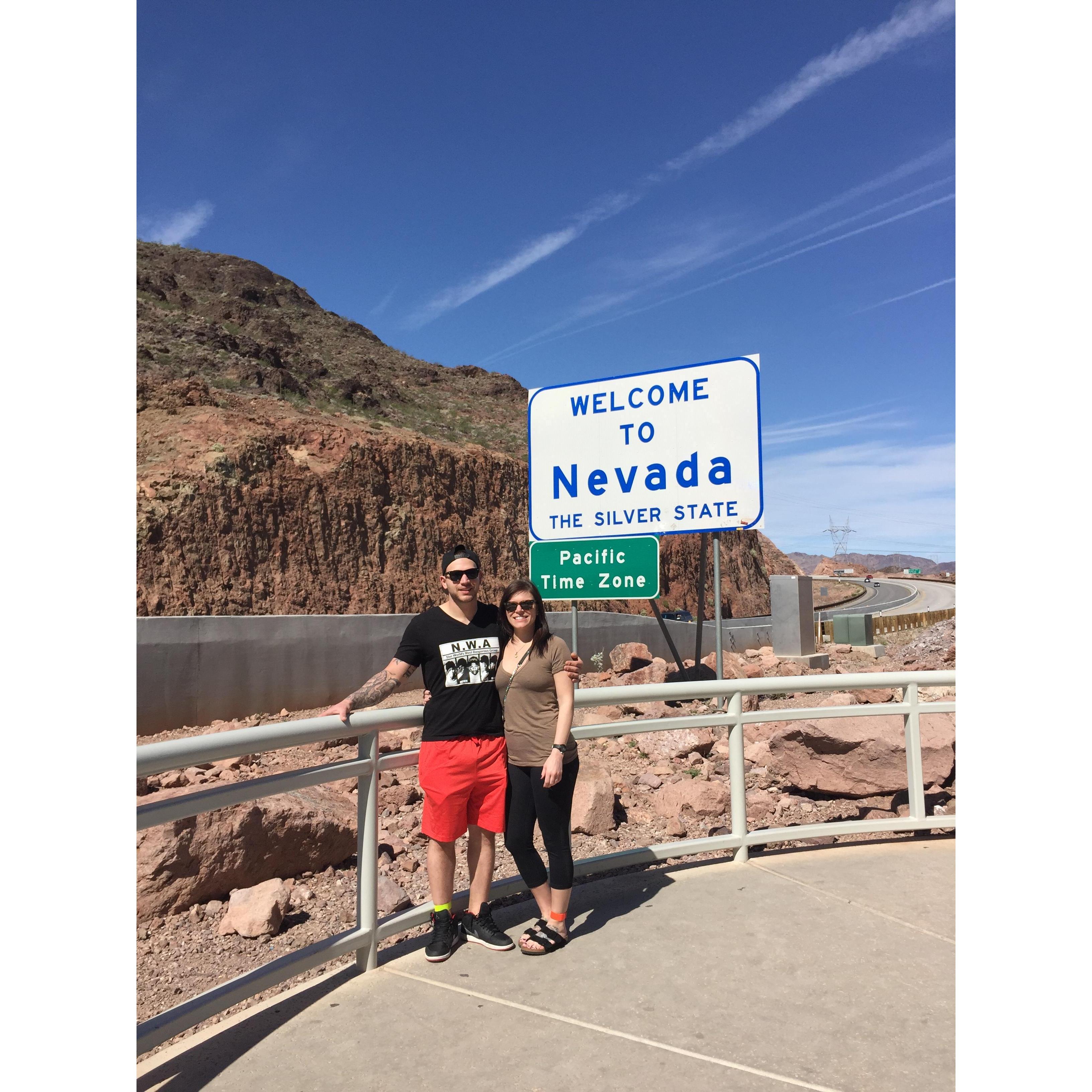 Anthony's first trip to the Hoover Dam