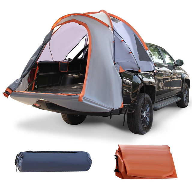 Costway 5' -5.2' Compact Short Bed Truck Tent Portable Pickup Carry Bag Outdoor Travel
