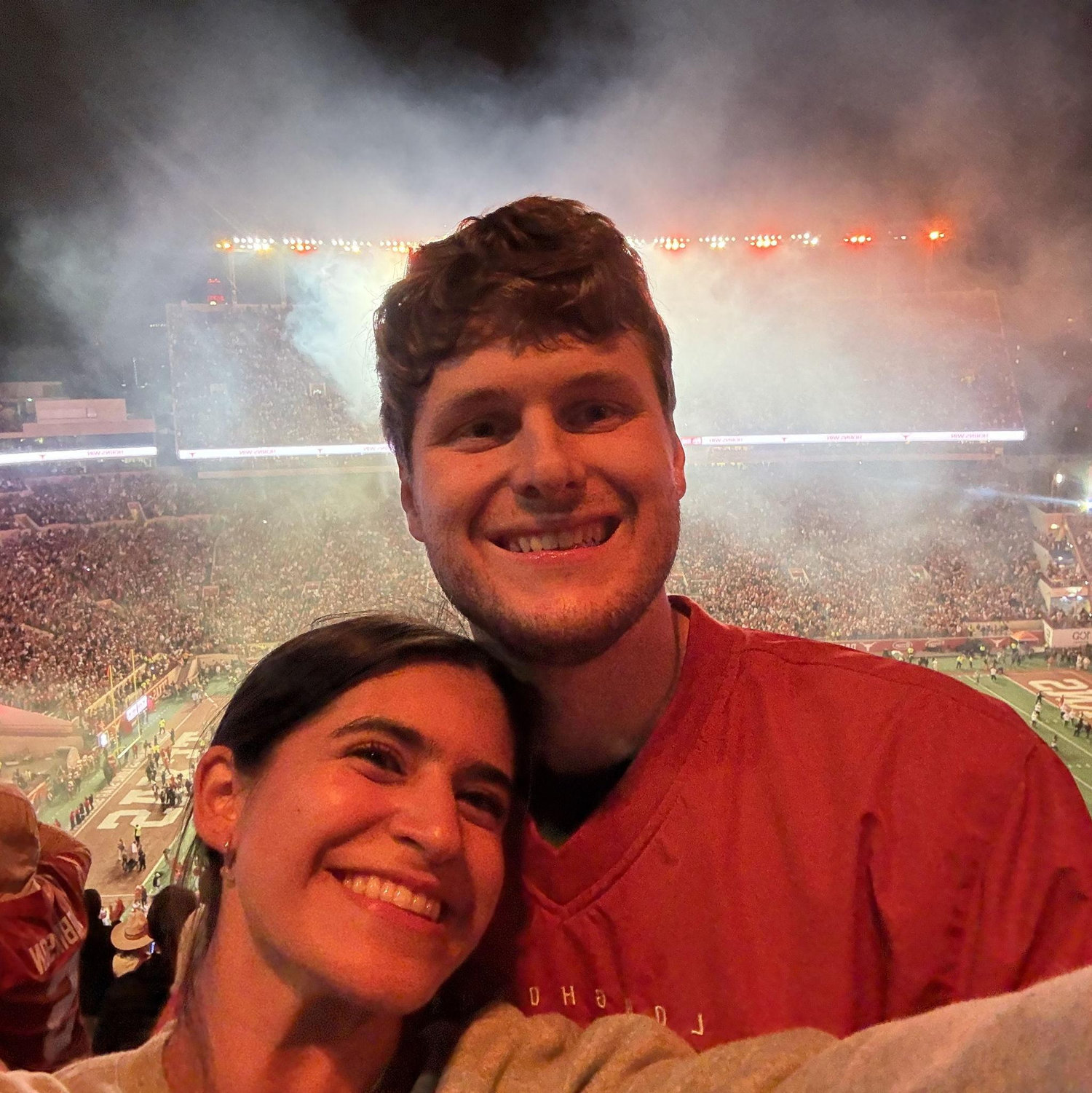 November 2025: Cheering on the Horns as always!