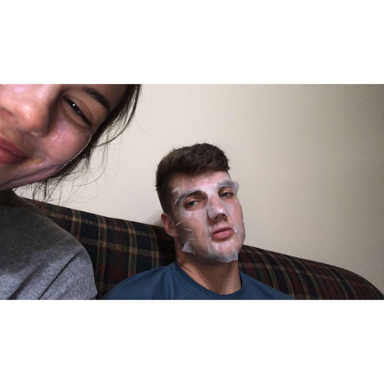 This picture was taken after we said our first "I love you".