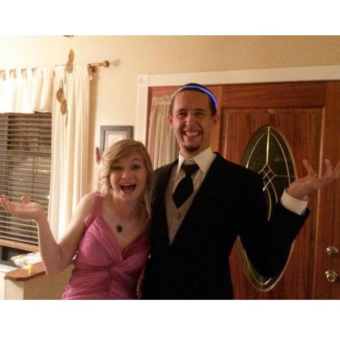 Our first prom together 2014, though I was Kala's date