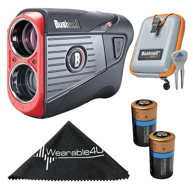 Wearable4U Bushnell Tour V5 Shift Patriot Pack Laser Golf Rangefinder with Included Carrying Case Selected Golf Bundle