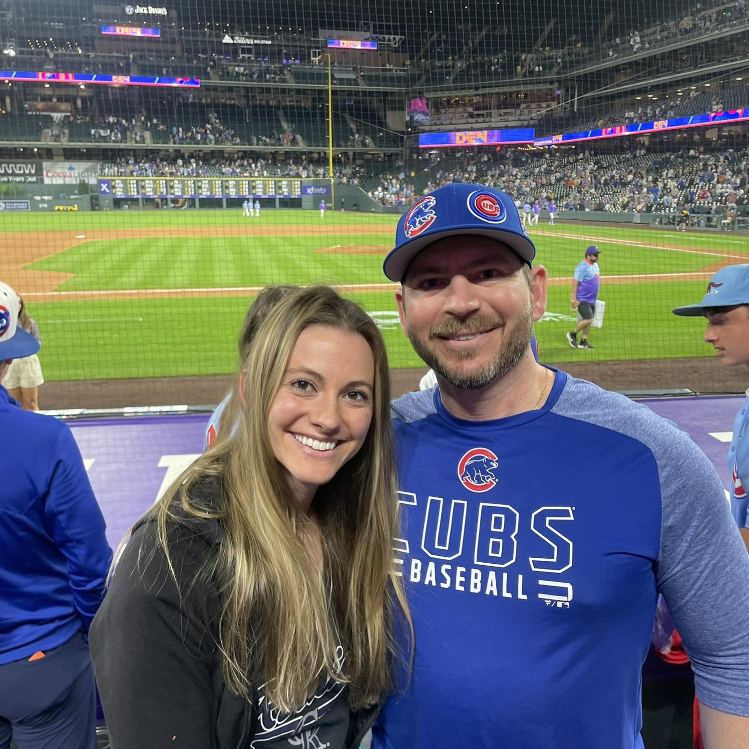 Cubs home game at Coors Field