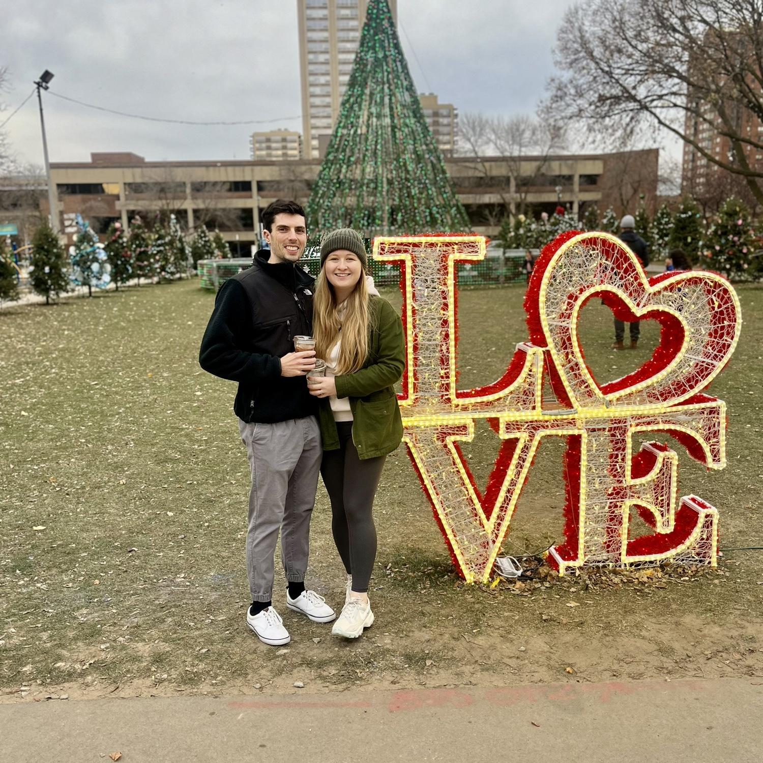 LOVE downtown Milwaukee - December 2024