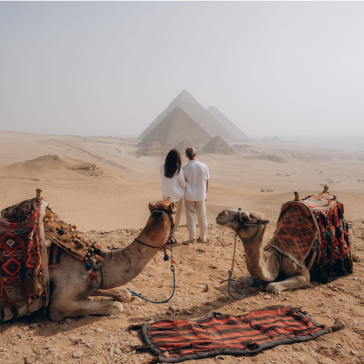 Our (second!) engagement photo shoot at the pyramids in Giza 7-10-2025. Similar to the Stillwater vibes wouldn't you say?