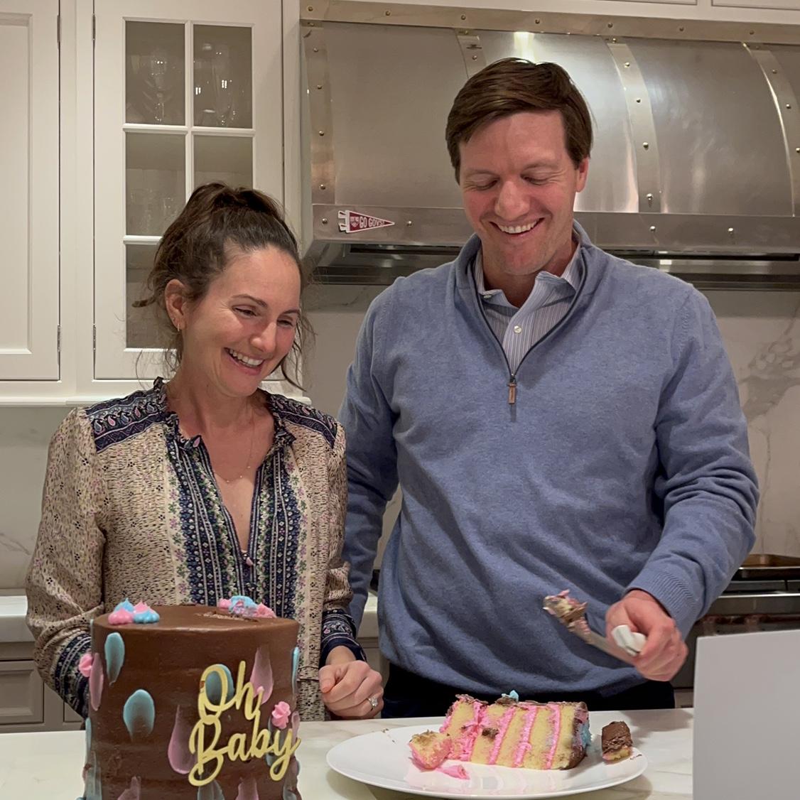Gender reveal with our family in Greenwich! Baby Girl Diamond arriving June 2025 <3