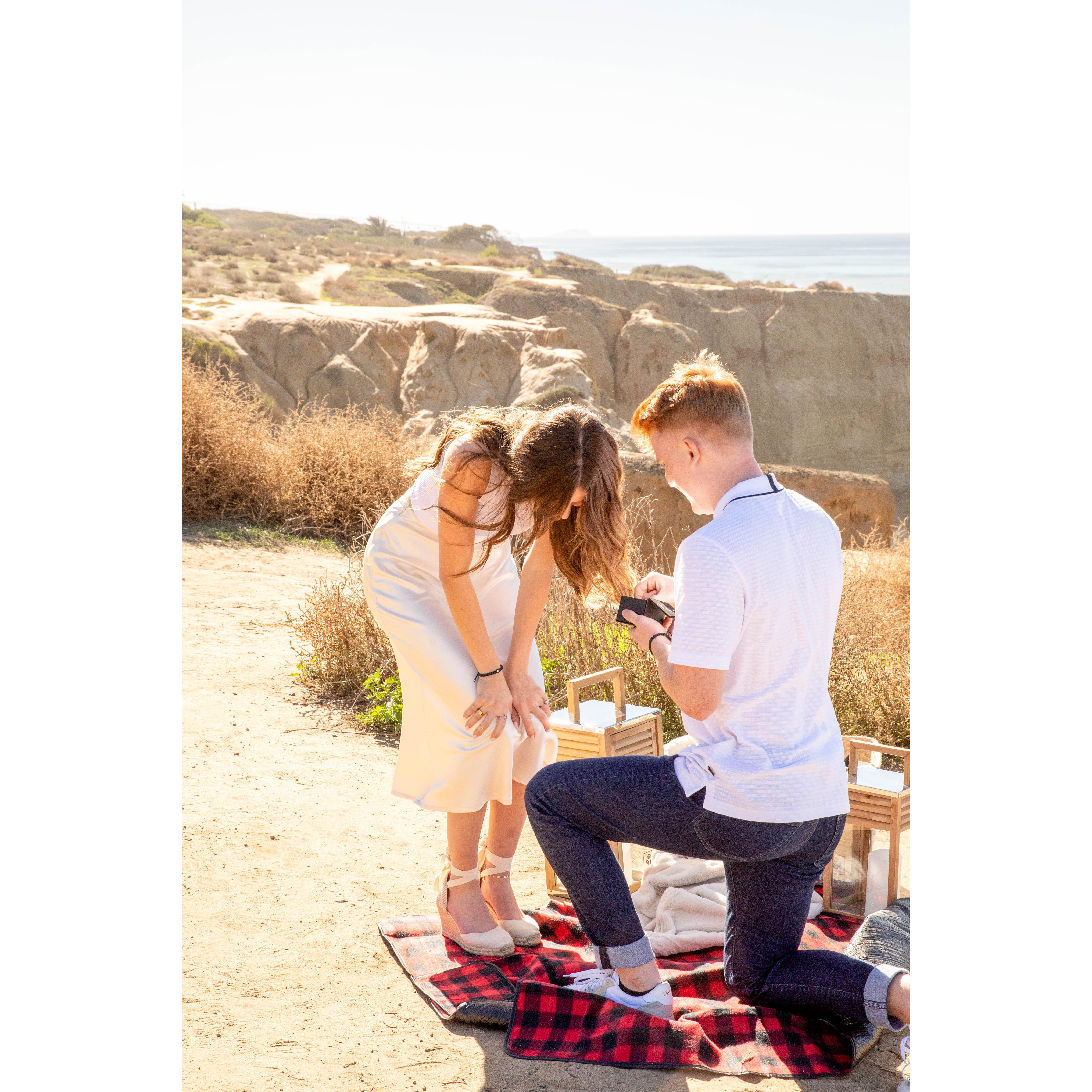 Photo from the actual proposal
