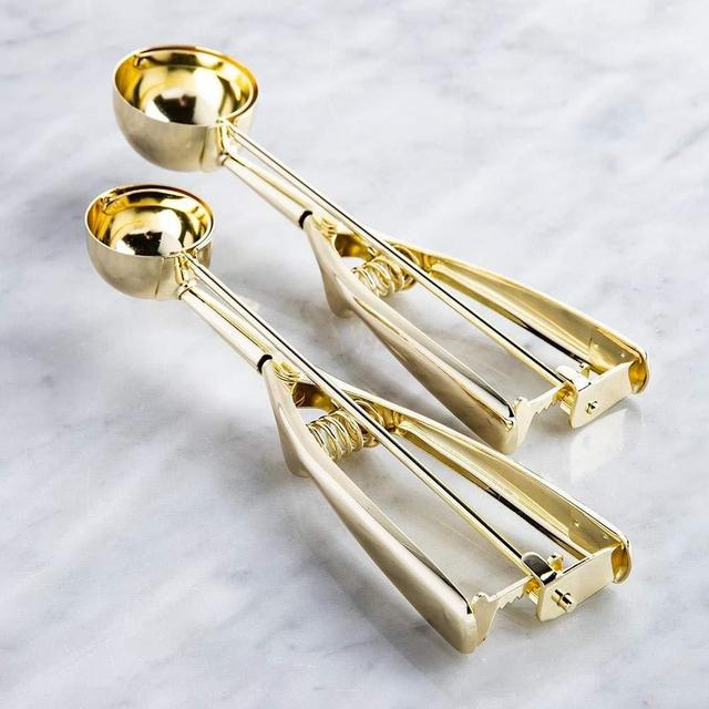 Gold 2 Piece Cookie Scoop Set