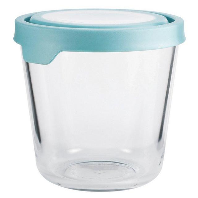 Anchor Hocking Storage & Food Preperation Glass Food Storage 7-Cup Tall Mineral Blue