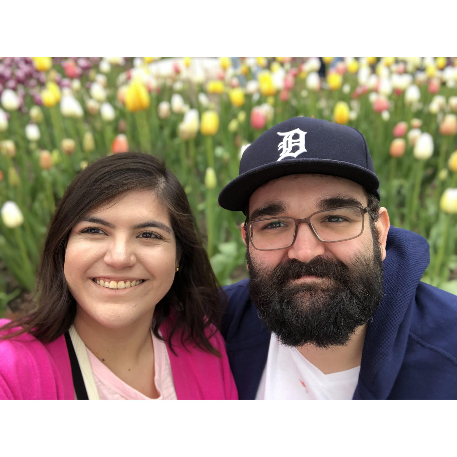 A surprisingly well attended tulip festival in Holland (Michigan).
