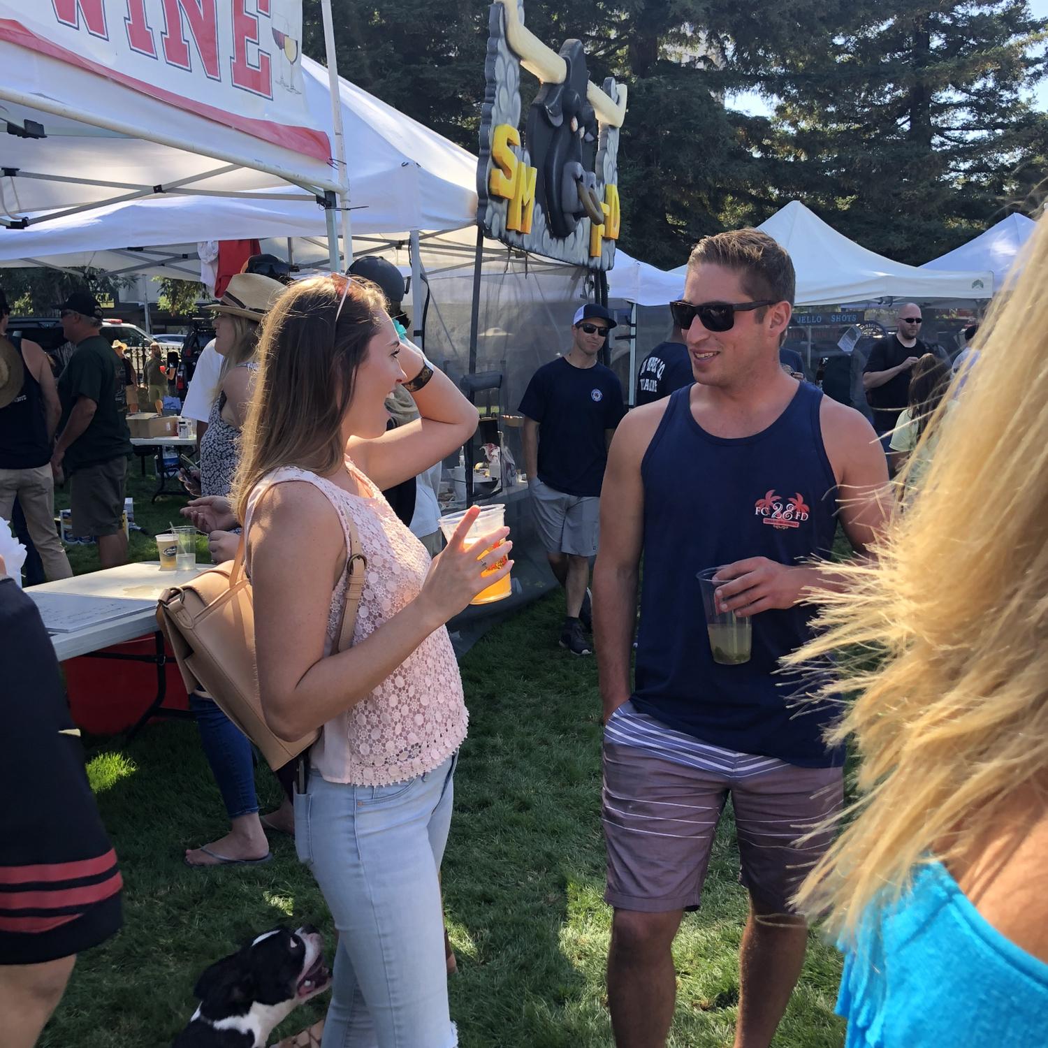 The day we met, San Mateo Chili Cook-off 2018