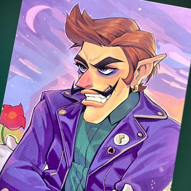 Hot Date WALUIGI Print 5x7