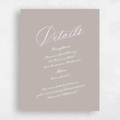 Greige, Brown Wedding Enclosure - Estate