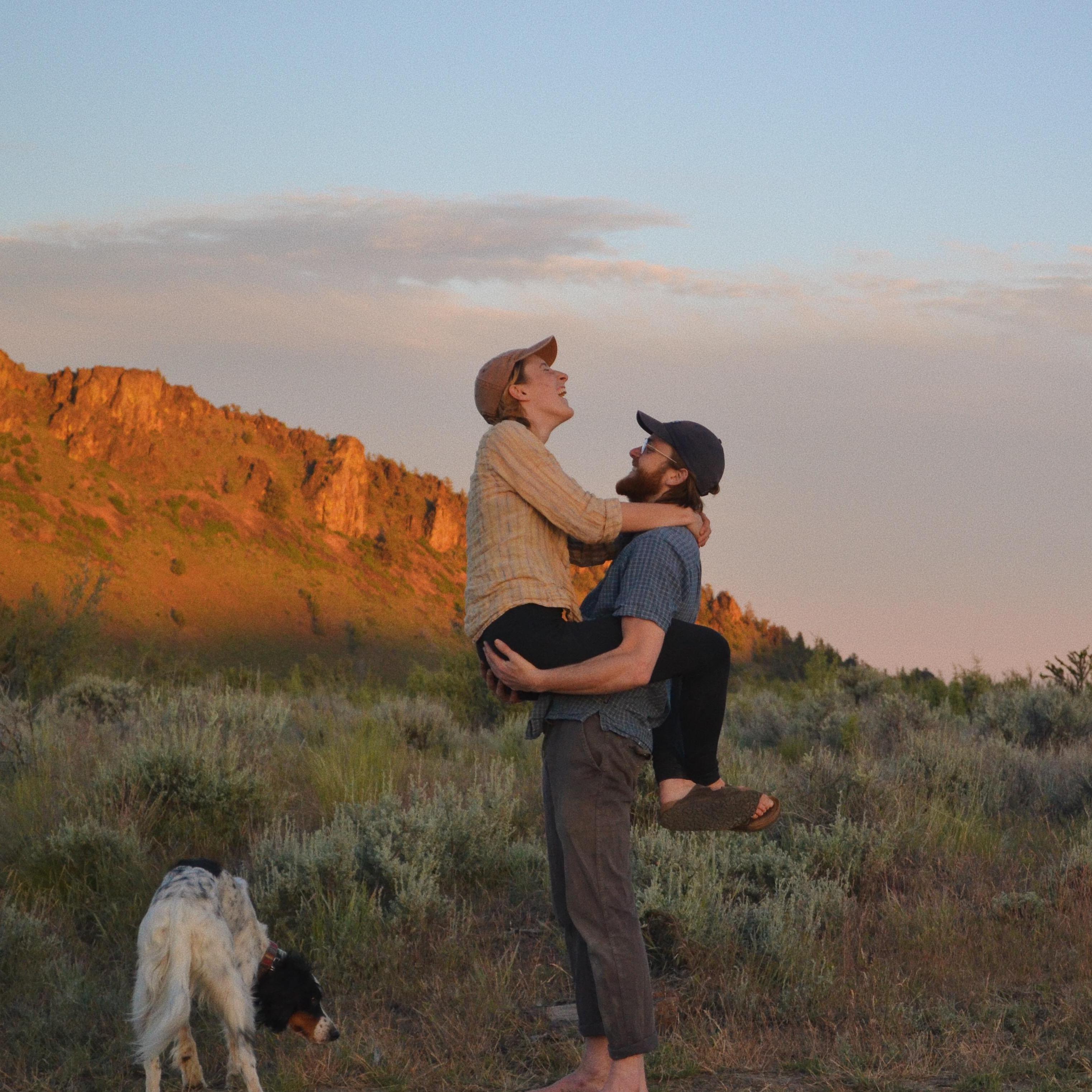 The day before we got engaged.