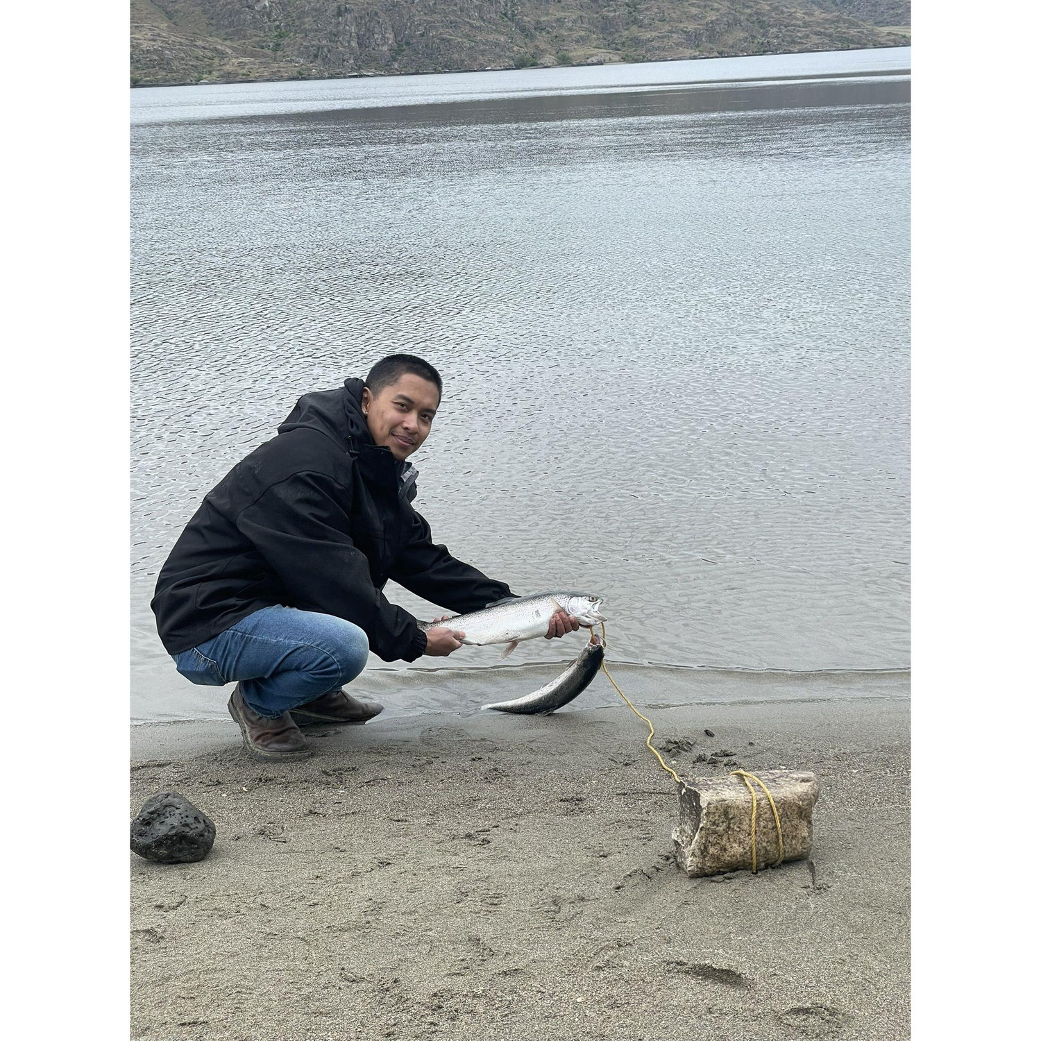 Out with a couple trout