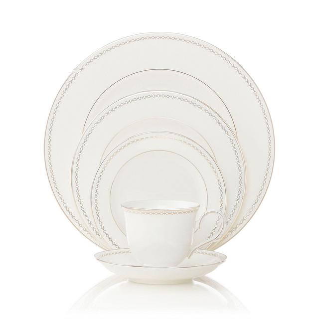 Lenox "Pearl Platinum" 5 Piece Place Setting