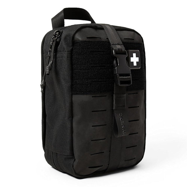 MY MEDIC MyFAK Standard Ifak First Aid Kit - 132 Life Saving Trauma and Medical Items - HSA FSA Eligible Survival Kit for Camping or Your Car - Black