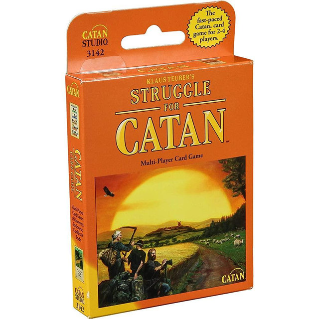 The Struggle for Catan Card Game | Card Game for Adults and Family | Strategy Card Game | Adventure Card Game | Ages 10+ | for 3 to 4 Players | Average Playtime 25 Minutes | Made by Catan Studio