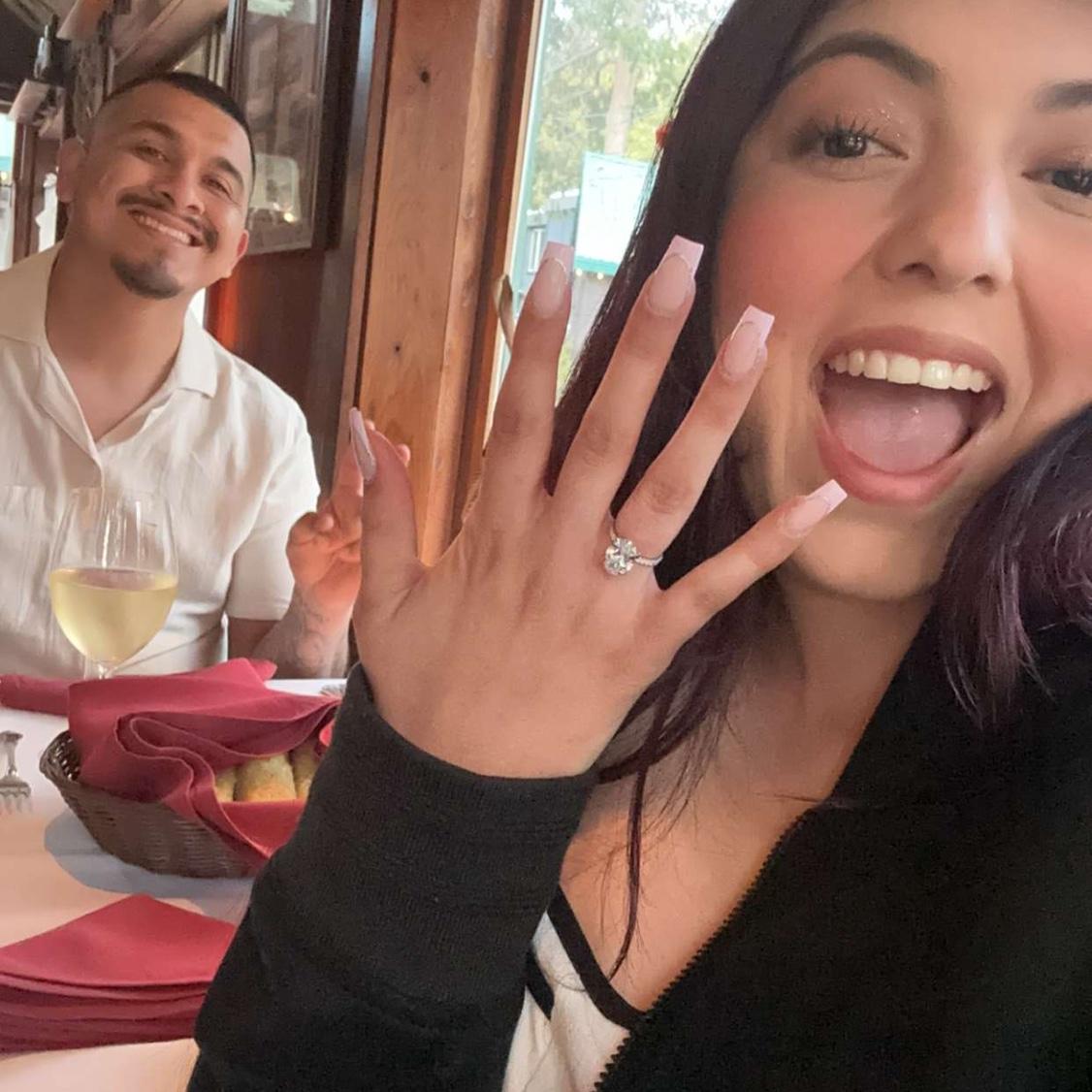 The day we got engaged!