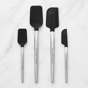 Stainless-Steel Ultimate Silicone Spatula Set (Black)