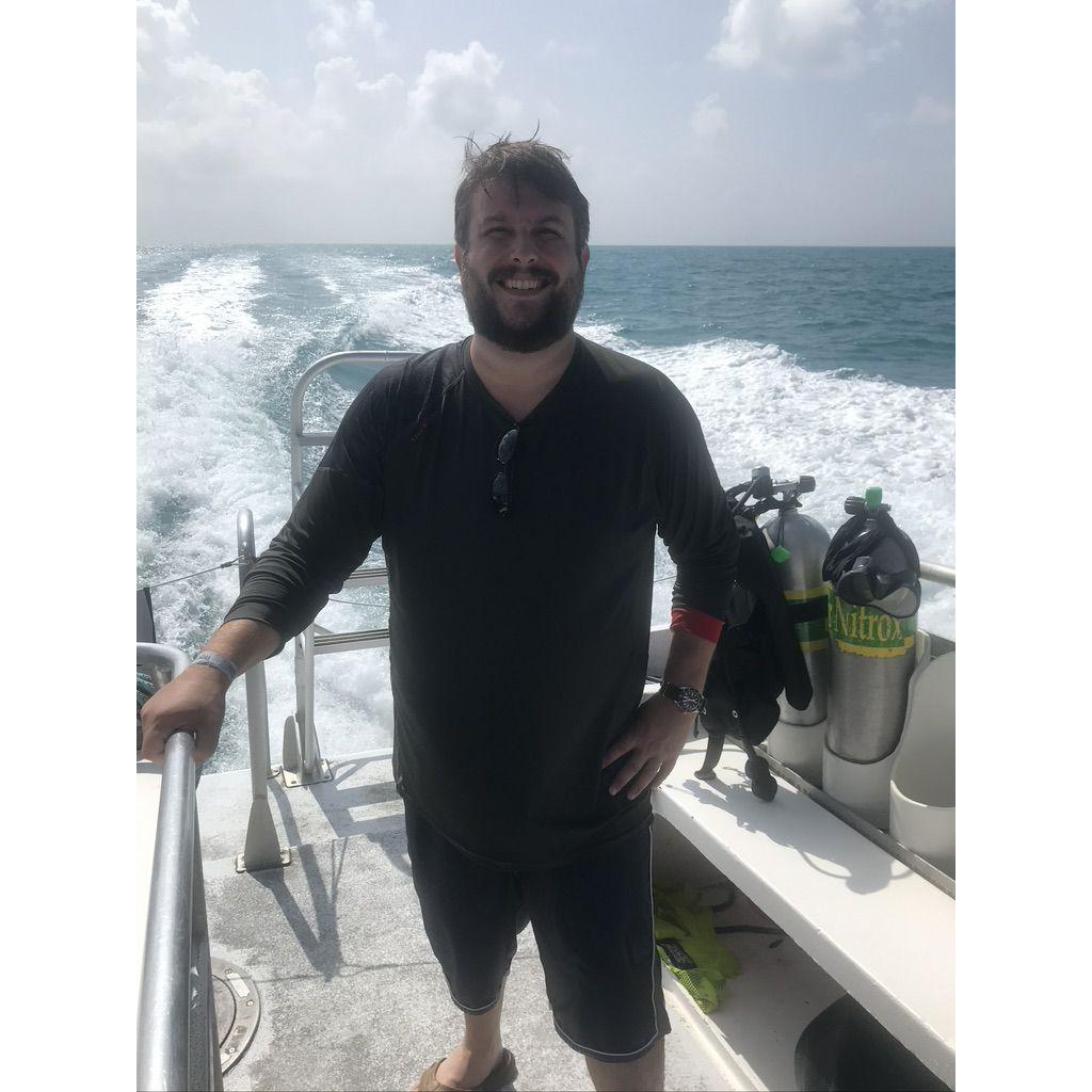 This smile, brought to you by Rho agreeing to go out with me ("Joe looks so cute in a rash guard" -- Rev. Rhody E. Mastin)
