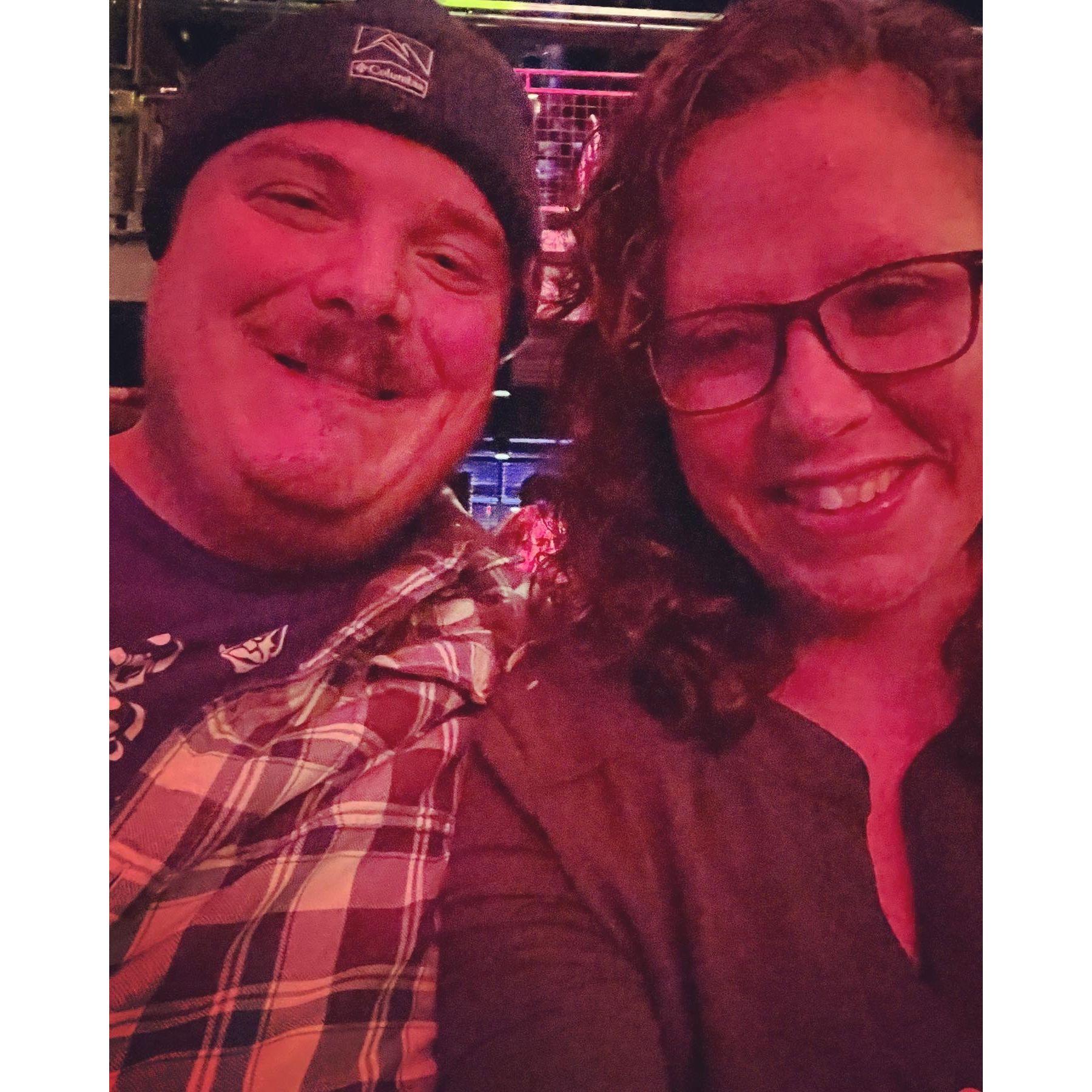 A night out at a D&D live podcast. If there was any question, it's now official, Chelsea has joined nerdom.