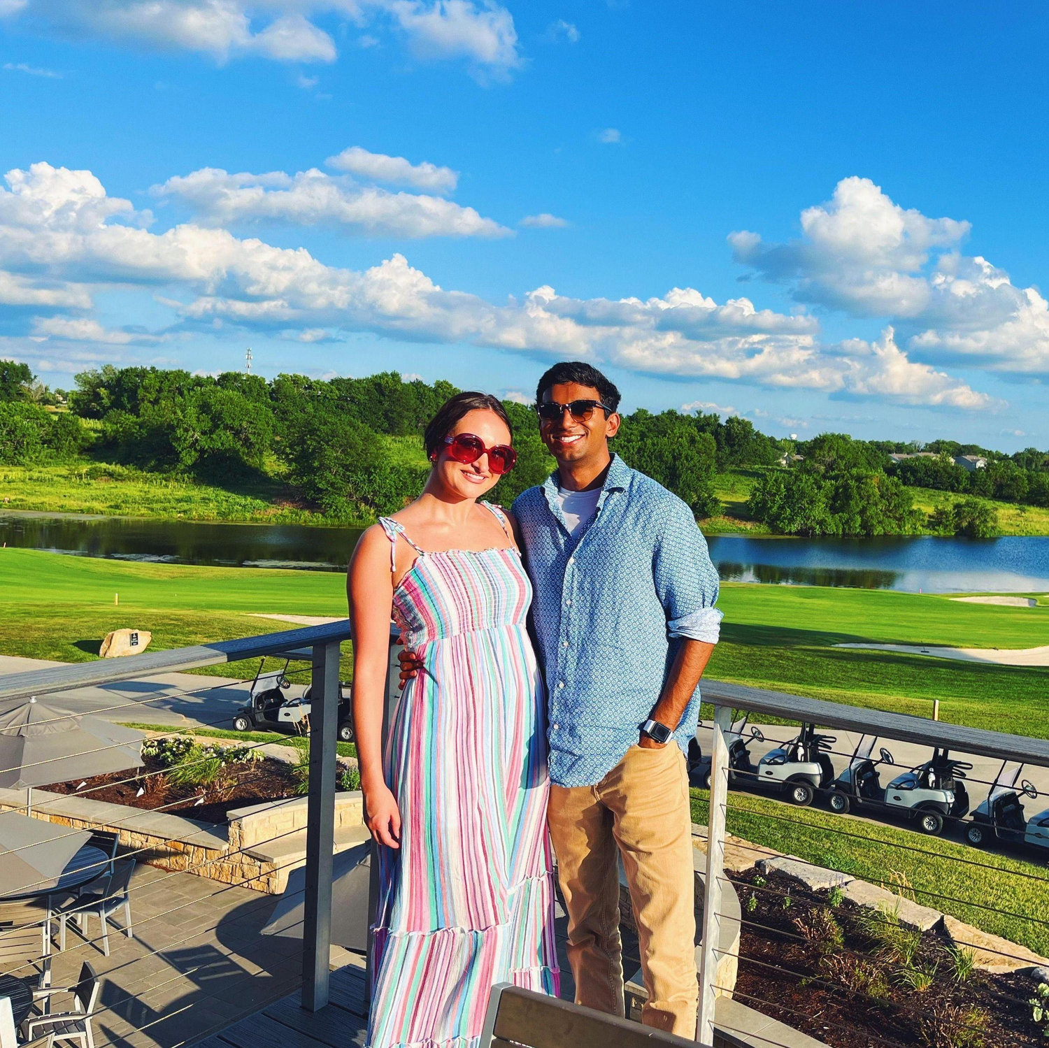 One of our very first dates!