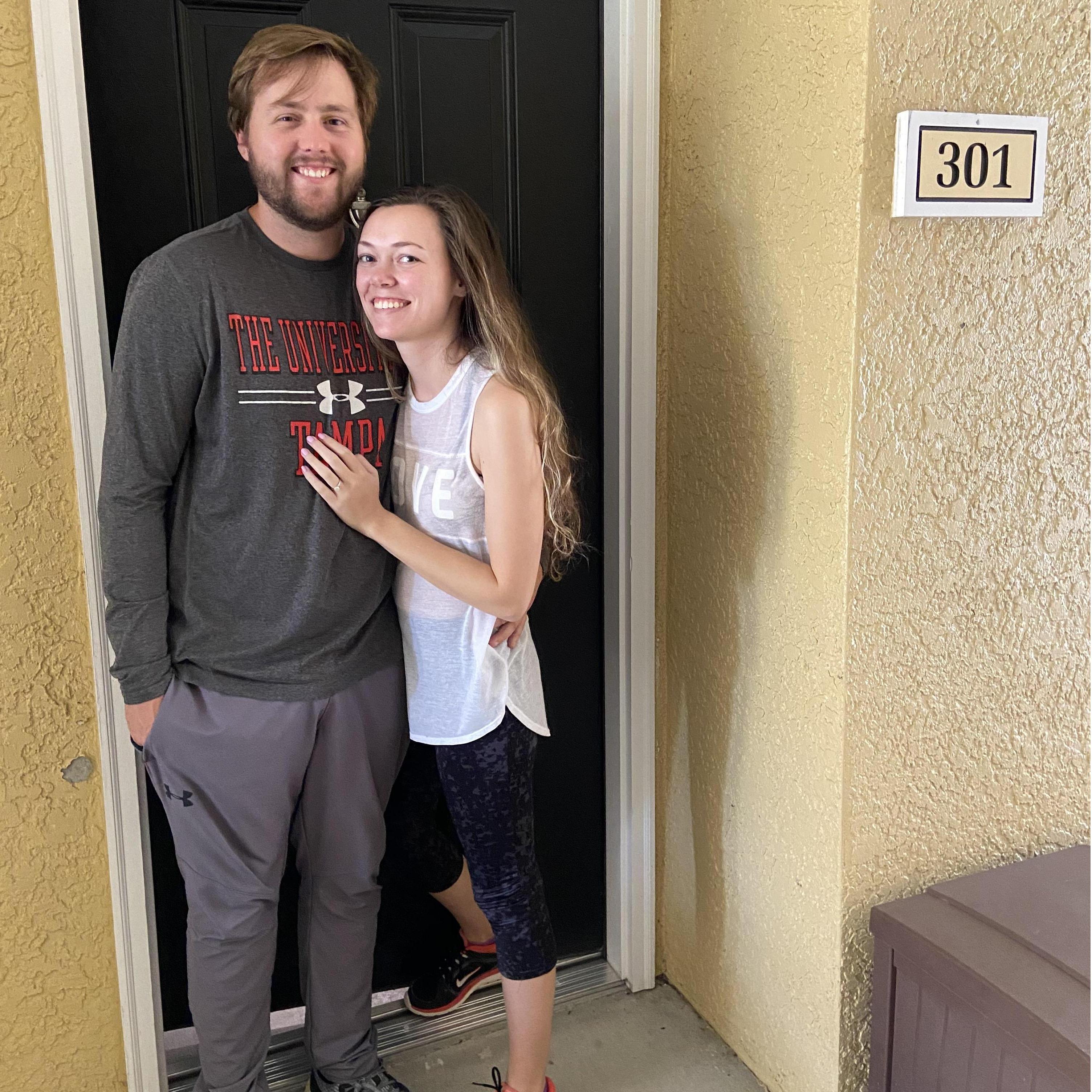 Our first apartment